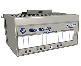 Un módulo de medición de color gris ligeramente orientado a la derecha con el logotipo azul de Allen-Bradley en la esquina superior izquierda y una ligera vista de la parte superior del módulo