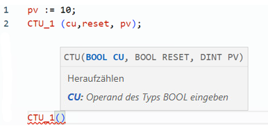 Beispiel f&uuml;r strukturierten CTU-Text