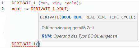 Beispiel für strukturierten DERIVATE-Text