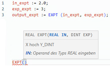 Beispiel für strukturierten EXPT-Text