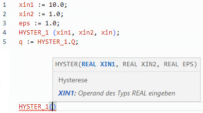 Beispiel für strukturierten HYSTER-Text