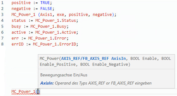 Beispiel f&uuml;r strukturierten MC_Power-Text