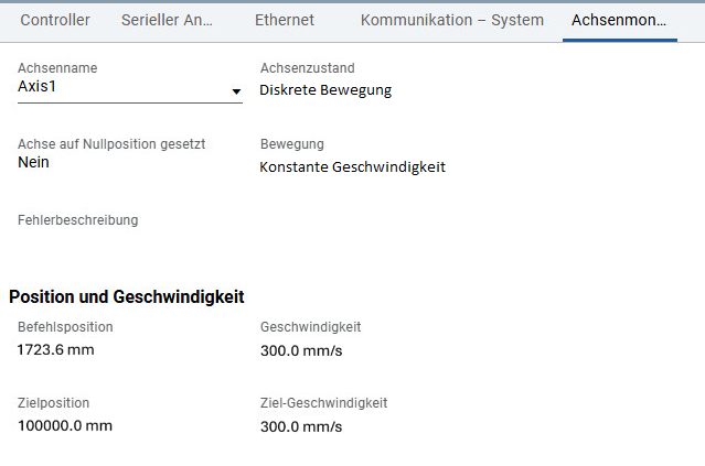 Achsen&uuml;berwachung