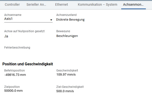 Achsen&uuml;berwachung