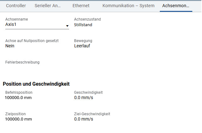 Achsen&uuml;berwachung