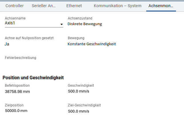 Achsen&uuml;berwachung