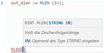 Beispiel f&uuml;r strukturierten MLEN-Text