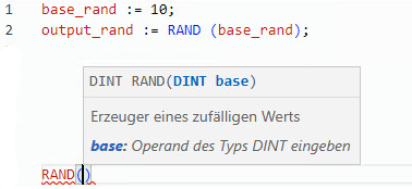 Beispiel für strukturierten RAND-Text