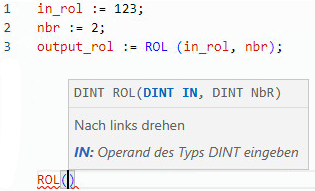 Beispiel für strukturierten ROL-Text