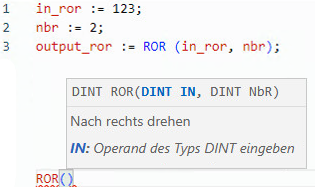 Beispiel für strukturierten ROR-Text