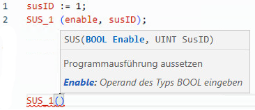Beispiel f&uuml;r strukturierten SUS-Text