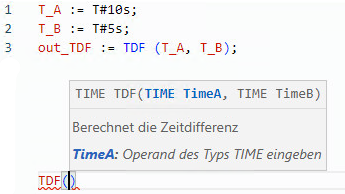 Beispiel f&uuml;r strukturierten TDF-Text