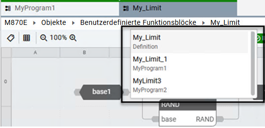 BDFB/BDF-Instanzliste