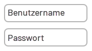 animated screen shot showing the entering of text within fields