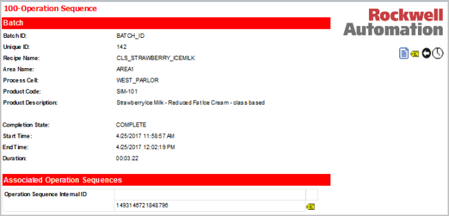 Event Archiver Operation Sequence Summary Report