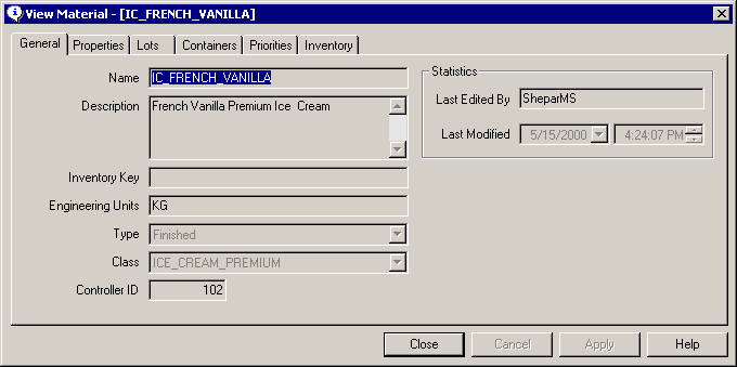 FTBMM_ED_Storage Location_View Materials