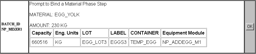 ePro_Prompt to Bind Material Phase step