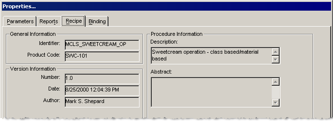 FTB_AXC_Properties_Recipe tab