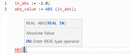 ABS structured text diagram example