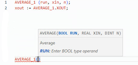 AVE structured text example