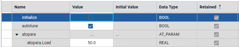 Set Initialize to False.
