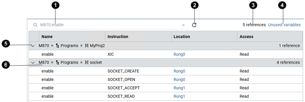 Cross-reference browser