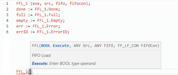 FFL structured text example