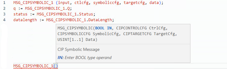 MSG_CIPSYMBOLIC structured text example