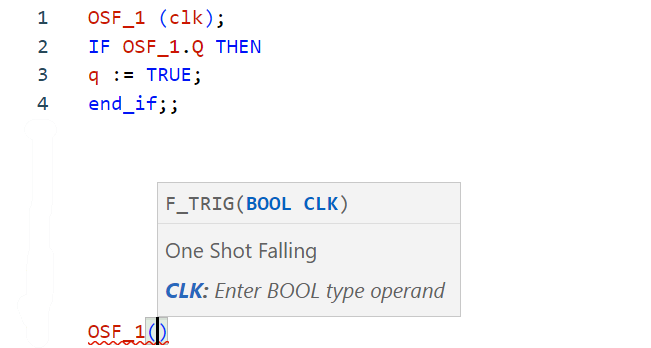 OSF structured text example