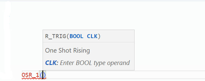 OSR structured text example