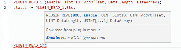 PLUGIN_READ structured text example