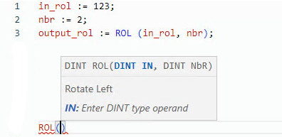 ROL structured text example