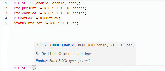 RTC_SET structured text example