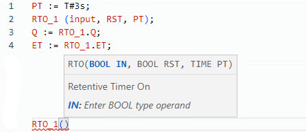 RTO structured text example