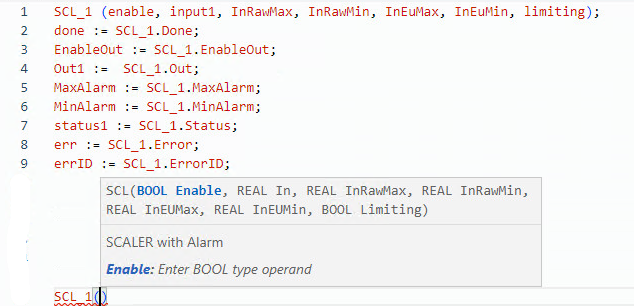 SCL structured text example