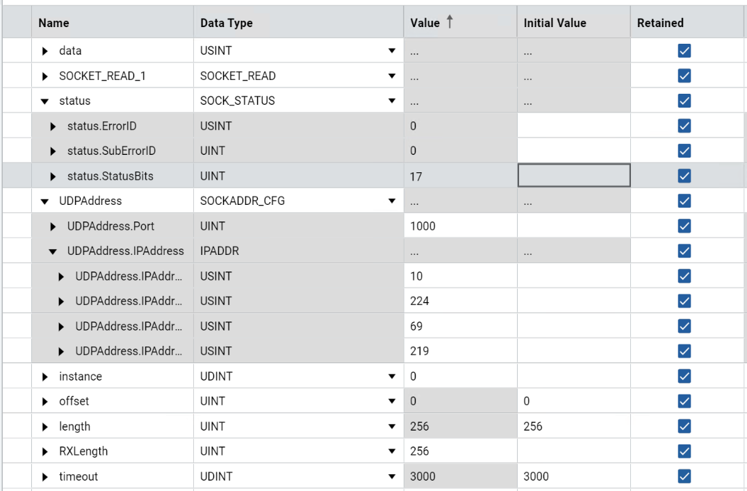 Results - UDP