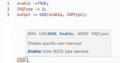 UID ladder diagram example