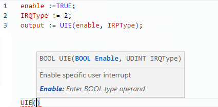 UIE structured text example