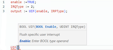 UIF structured text example