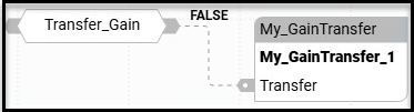 Transfer the auto-tune gain value