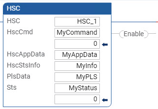 Assign variables to HSC