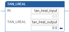 TAN_LREAL ladder diagram example
