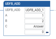 UDFB single execution main program