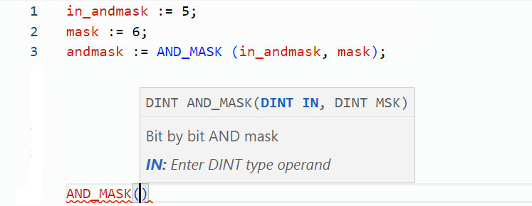 AND_MASK structured text example