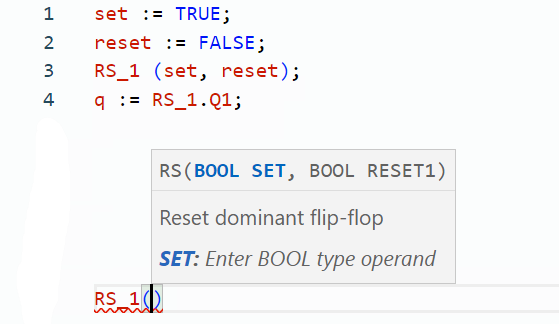 RS structured text example