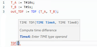 TDF structured text example