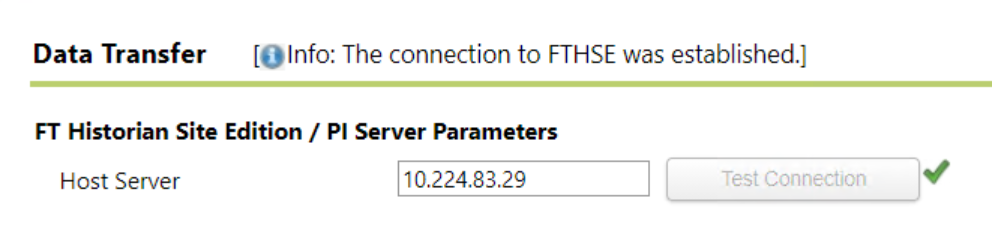 Test connection