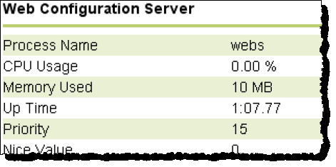 Web configuration server