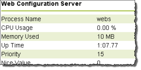 Web configuration server