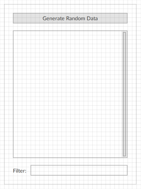 Develop a filterable list box